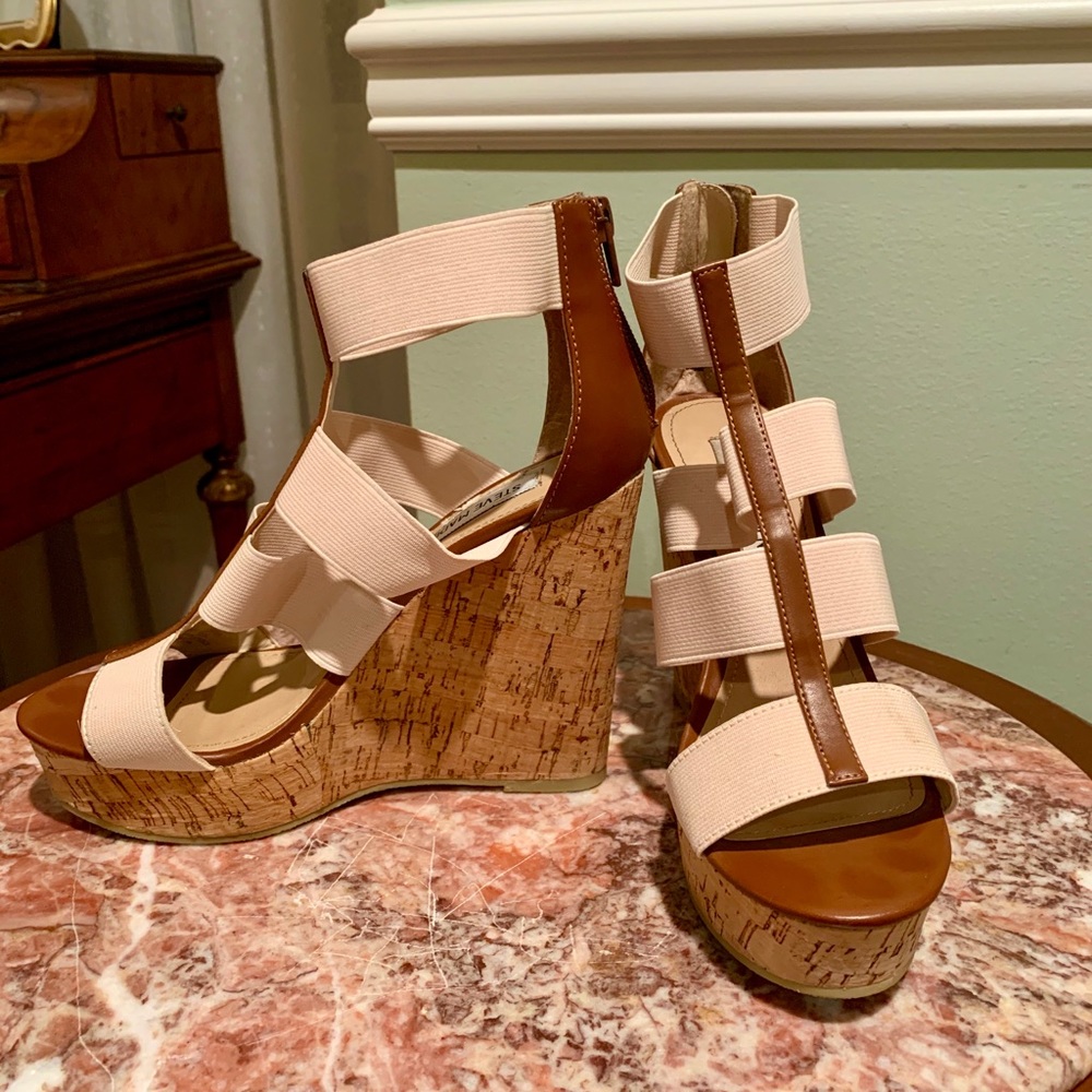 Steve Madden Selinah Cork Wedges